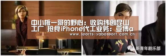 中小板一哥的野心：收购纬创昆山工厂 抢食iPhone代工业务